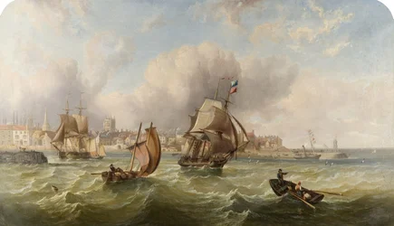 Szállítás Hartlepool kikötőjének torkolatánál